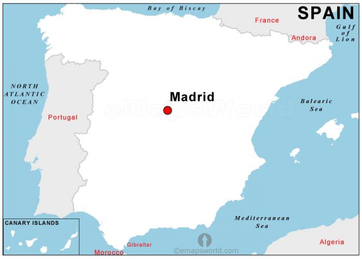 harta de capital din Spania
