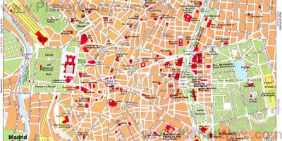 Harta de burgundia strada Madrid Spania