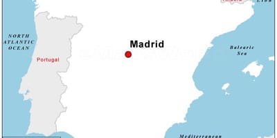 Harta de capital din Spania