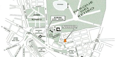 Harta gara atocha din Madrid