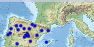 Harta Madrid aeroport destinații