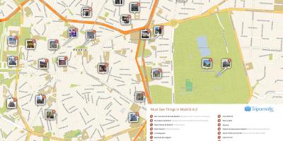 Harta Madrid atracții