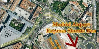 Puerta de atocha gara hartă