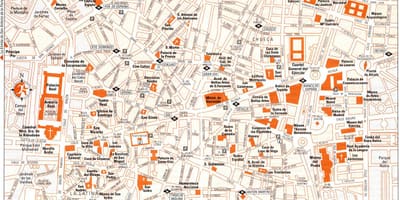 Harta strada din Madrid Spania