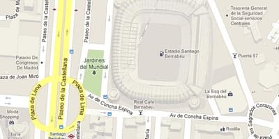 Bernabeu hartă